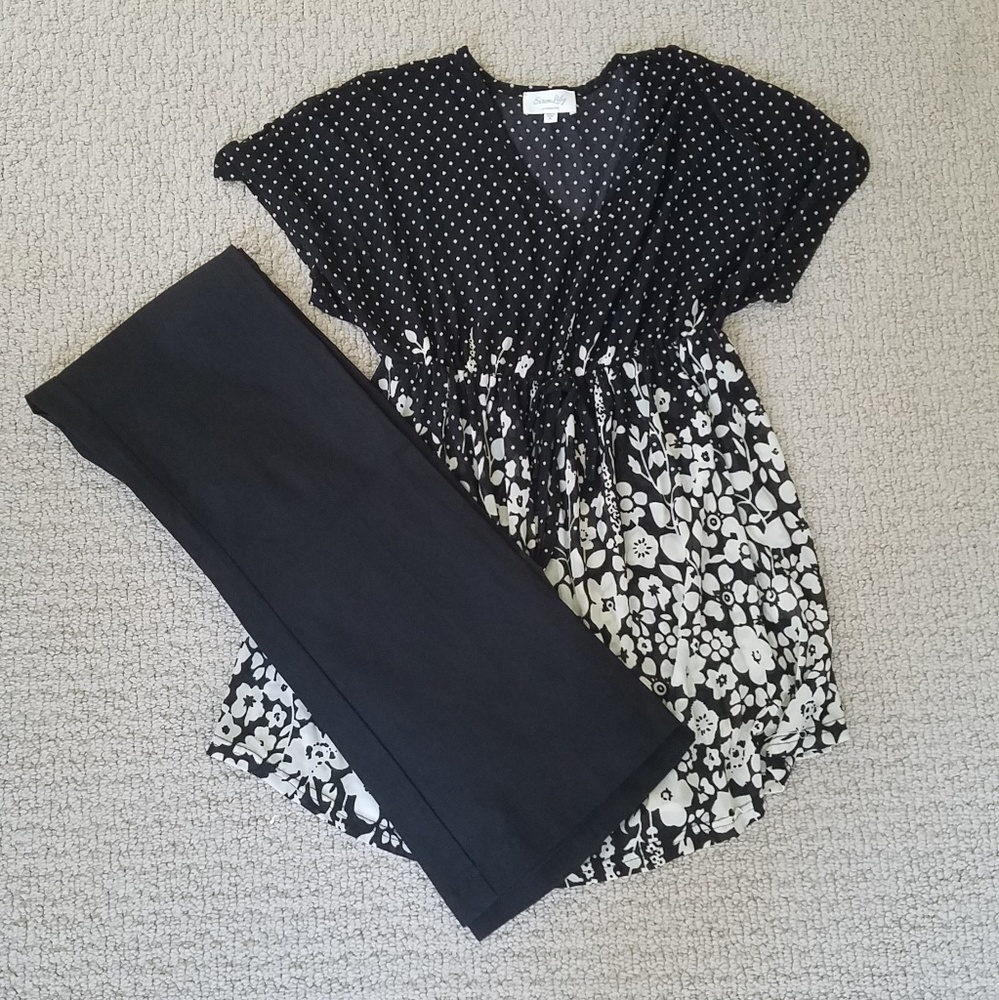 Maternity Sheer Top Size S